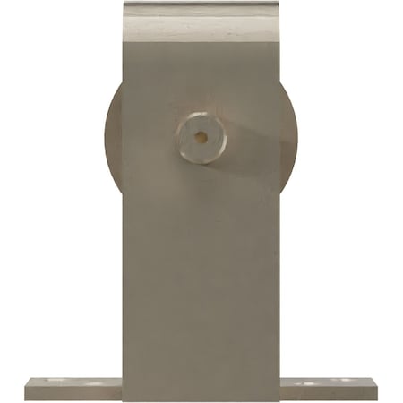 Ekena Millwork Premium J-Top Mount Roller Hanger w/ Bolts for Barn Door for 1 3/8" to 2 1/4" Doors, White Bronze GB60010RWZ